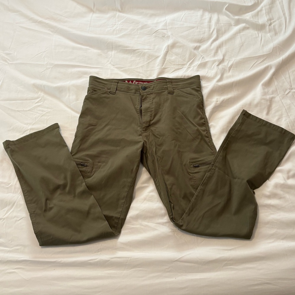 Wrangler Men's Cargo Pants - Olive Green